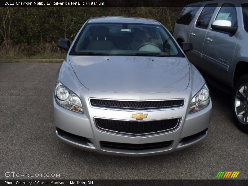 Silver Ice Metallic / Titanium 2012 Chevrolet Malibu LS