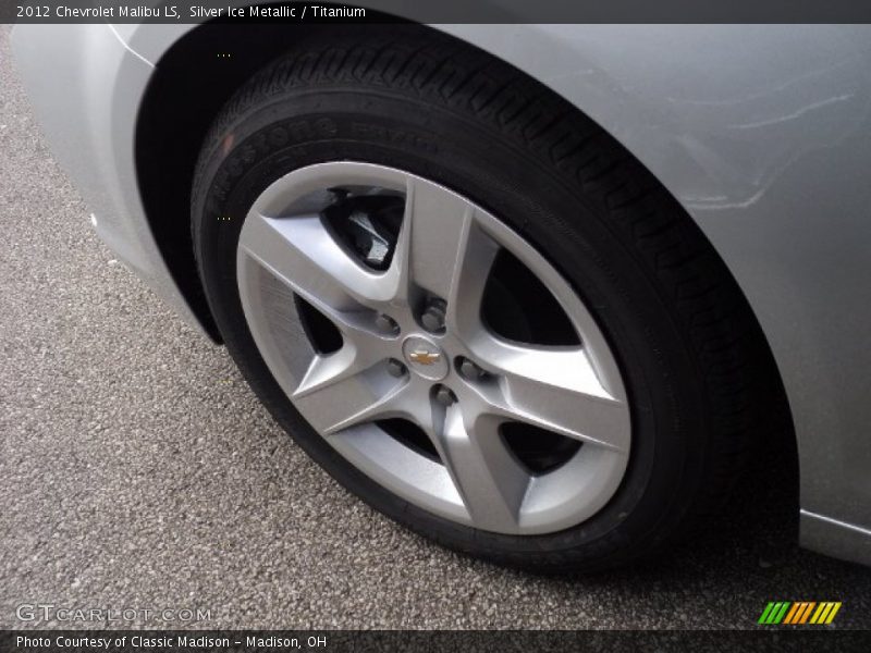 Silver Ice Metallic / Titanium 2012 Chevrolet Malibu LS
