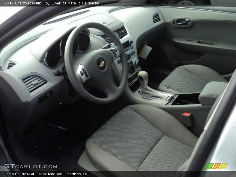 Silver Ice Metallic / Titanium 2012 Chevrolet Malibu LS