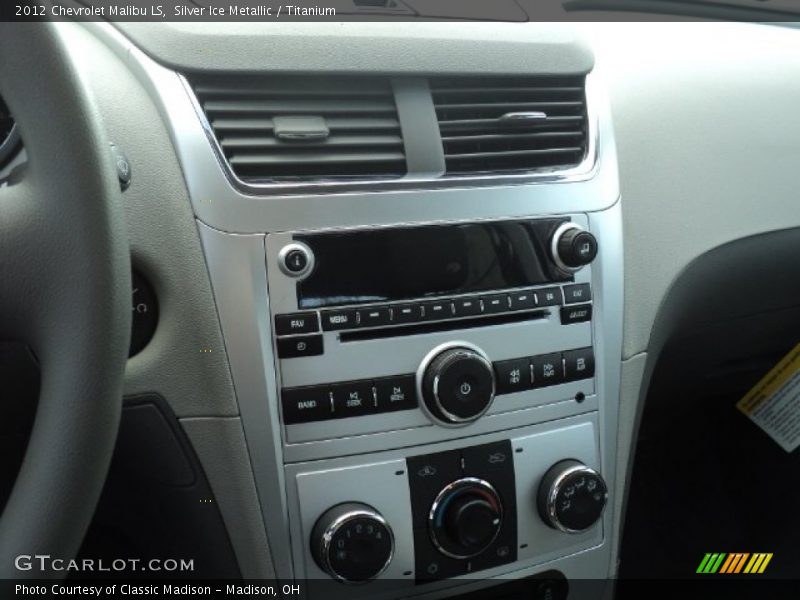 Silver Ice Metallic / Titanium 2012 Chevrolet Malibu LS