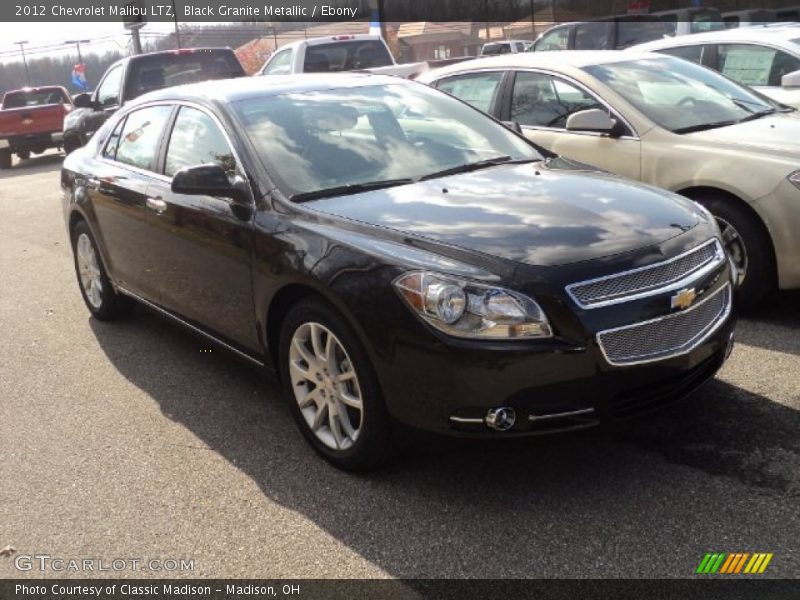 Black Granite Metallic / Ebony 2012 Chevrolet Malibu LTZ