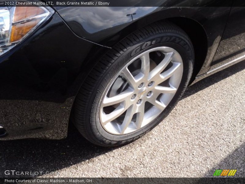 Black Granite Metallic / Ebony 2012 Chevrolet Malibu LTZ