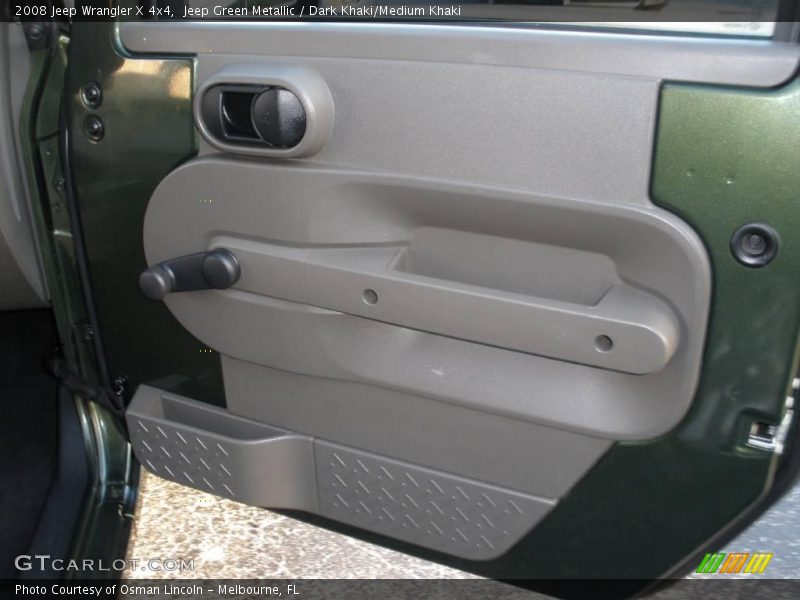 Jeep Green Metallic / Dark Khaki/Medium Khaki 2008 Jeep Wrangler X 4x4