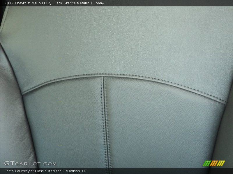 Black Granite Metallic / Ebony 2012 Chevrolet Malibu LTZ