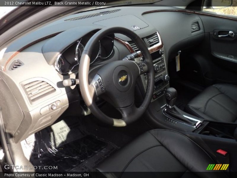 Black Granite Metallic / Ebony 2012 Chevrolet Malibu LTZ