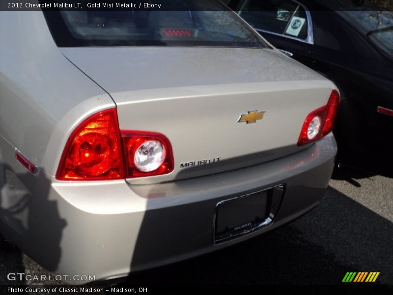 Gold Mist Metallic / Ebony 2012 Chevrolet Malibu LT