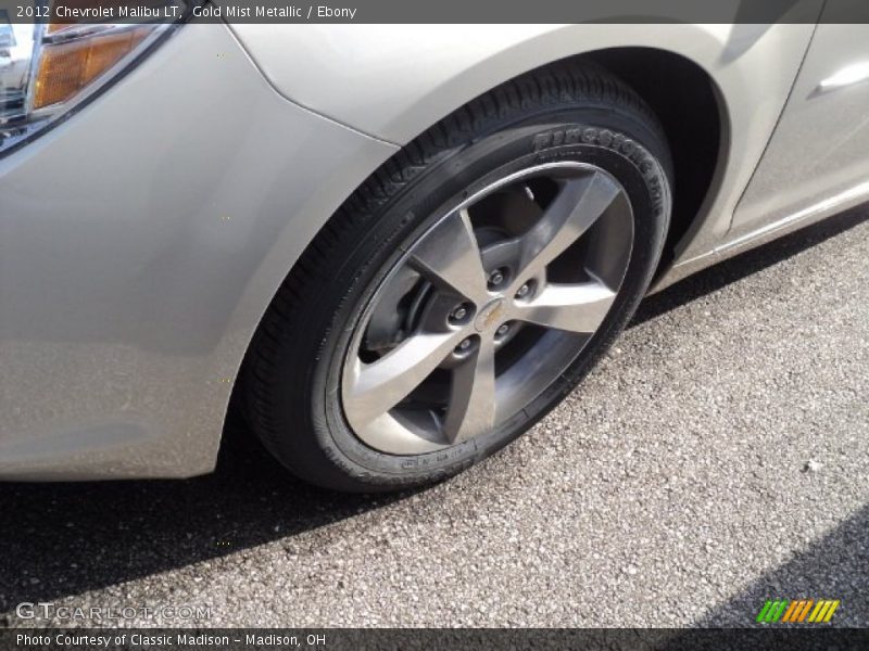 Gold Mist Metallic / Ebony 2012 Chevrolet Malibu LT