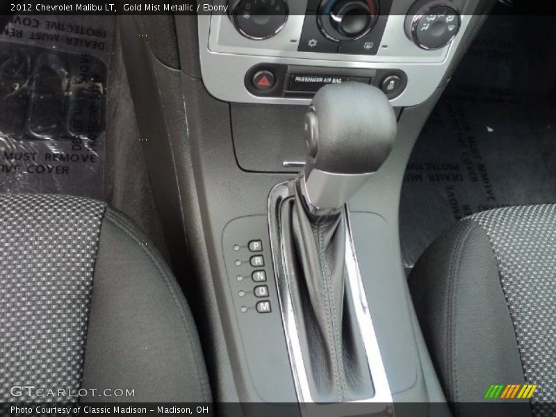 Gold Mist Metallic / Ebony 2012 Chevrolet Malibu LT