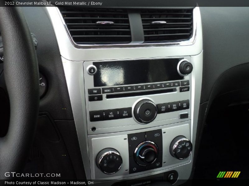 Gold Mist Metallic / Ebony 2012 Chevrolet Malibu LT
