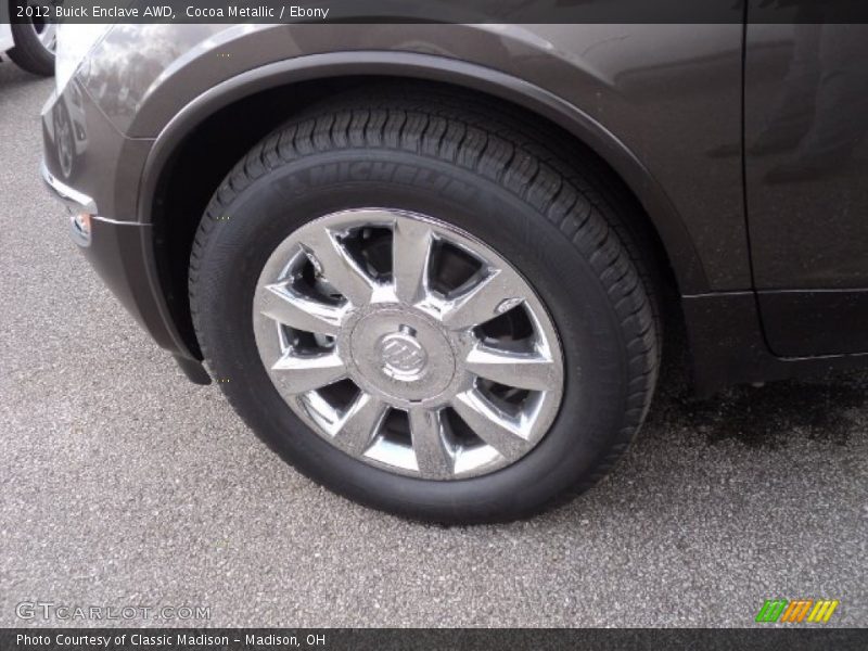 Cocoa Metallic / Ebony 2012 Buick Enclave AWD
