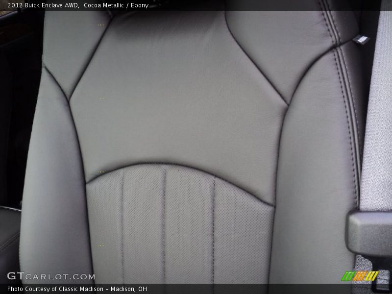 Cocoa Metallic / Ebony 2012 Buick Enclave AWD