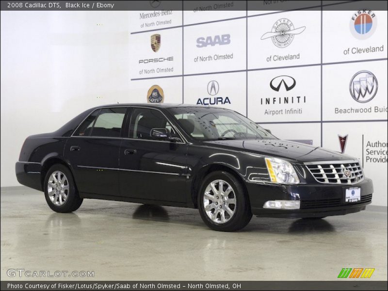 Black Ice / Ebony 2008 Cadillac DTS