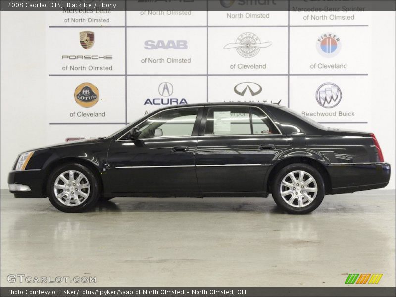 Black Ice / Ebony 2008 Cadillac DTS