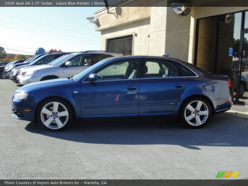 Liquid Blue Metallic / Ebony 2006 Audi A4 2.0T Sedan