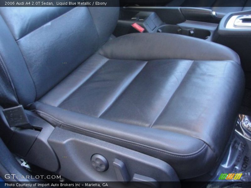 Liquid Blue Metallic / Ebony 2006 Audi A4 2.0T Sedan