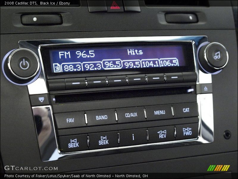 Black Ice / Ebony 2008 Cadillac DTS