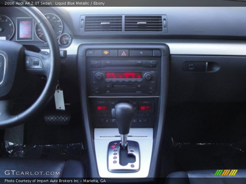 Liquid Blue Metallic / Ebony 2006 Audi A4 2.0T Sedan