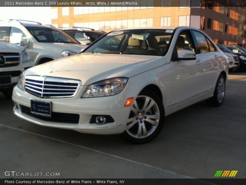 Arctic White / Almond/Mocha 2011 Mercedes-Benz C 300 Luxury 4Matic