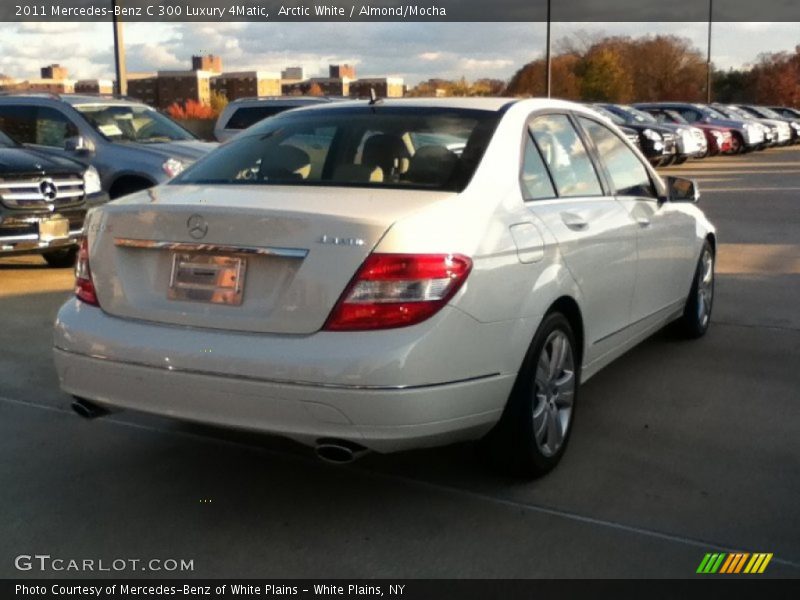 Arctic White / Almond/Mocha 2011 Mercedes-Benz C 300 Luxury 4Matic
