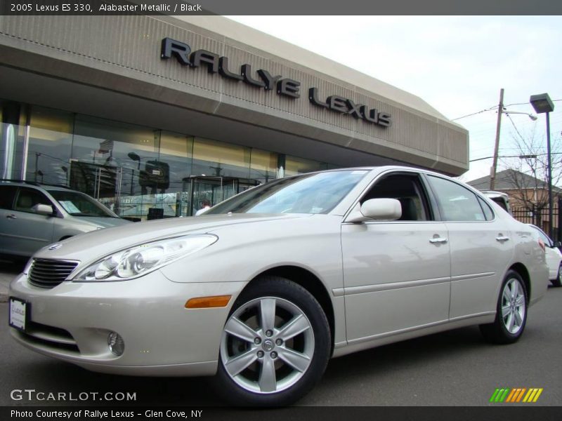 Alabaster Metallic / Black 2005 Lexus ES 330