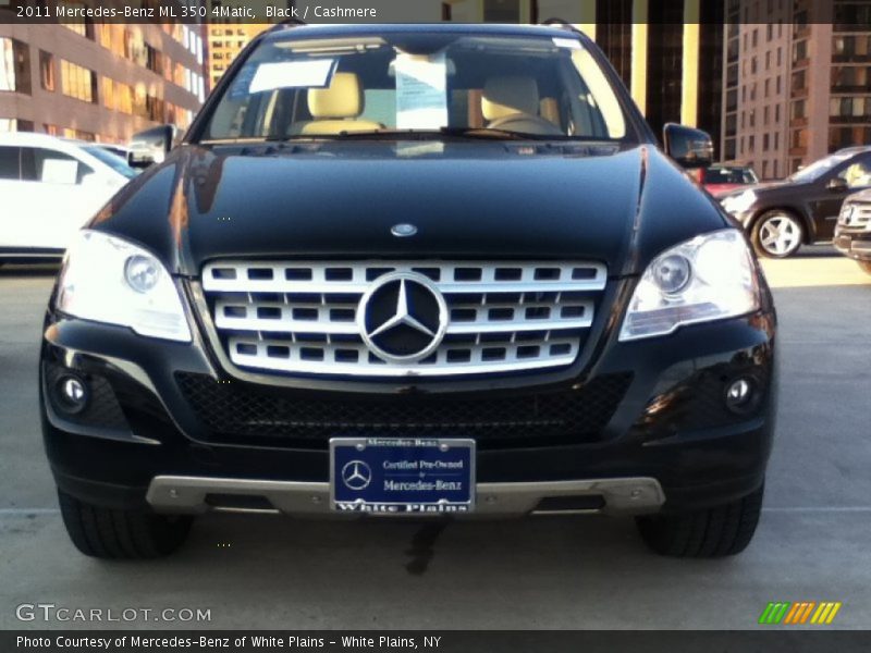 Black / Cashmere 2011 Mercedes-Benz ML 350 4Matic