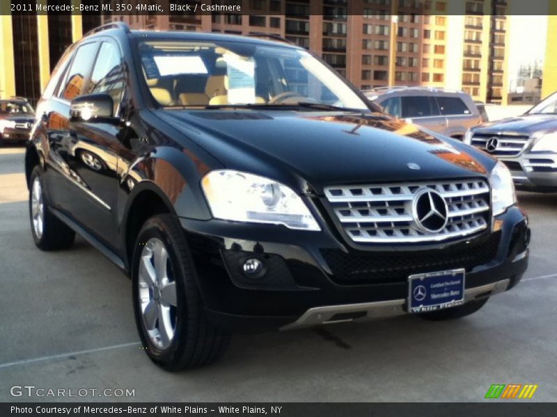 Black / Cashmere 2011 Mercedes-Benz ML 350 4Matic
