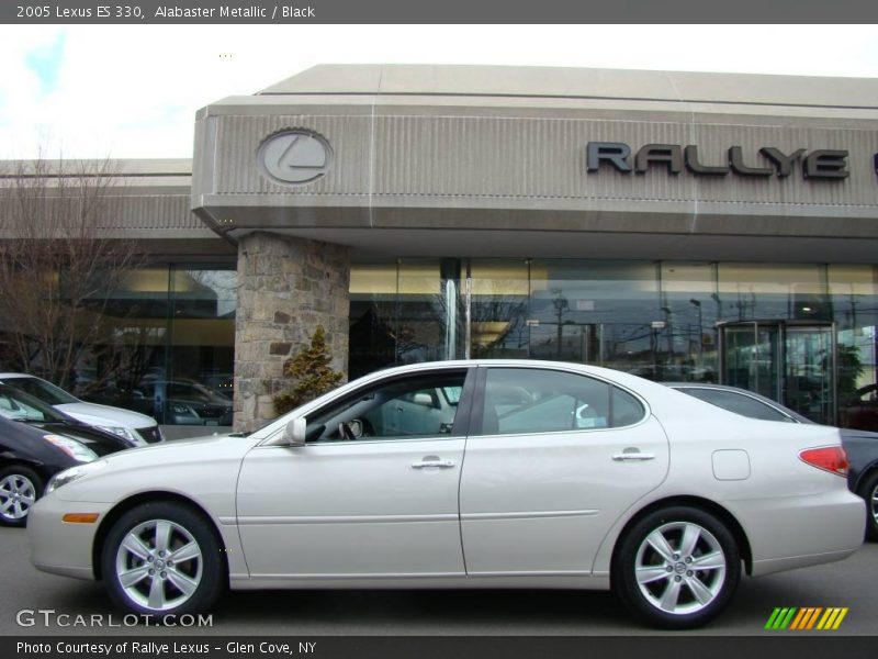 Alabaster Metallic / Black 2005 Lexus ES 330