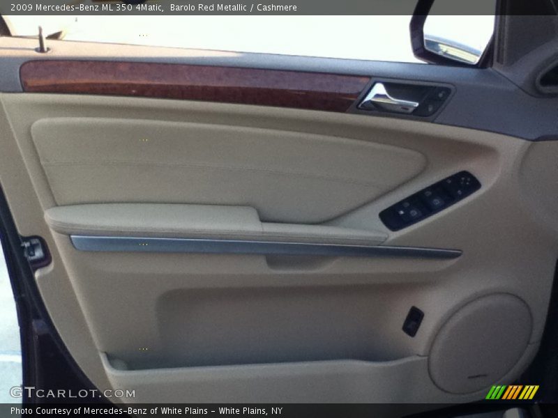 Barolo Red Metallic / Cashmere 2009 Mercedes-Benz ML 350 4Matic