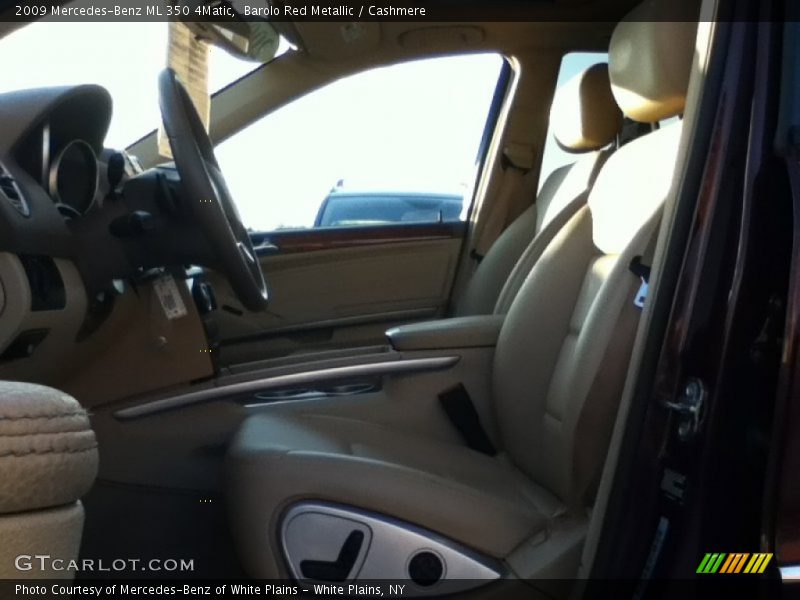 Barolo Red Metallic / Cashmere 2009 Mercedes-Benz ML 350 4Matic