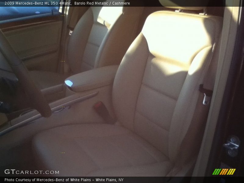 Barolo Red Metallic / Cashmere 2009 Mercedes-Benz ML 350 4Matic