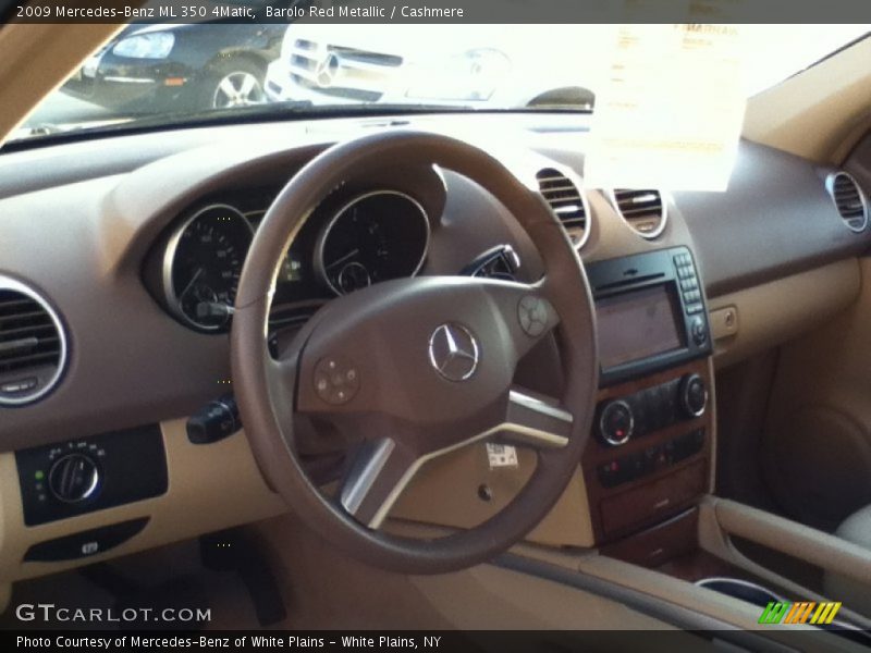 Barolo Red Metallic / Cashmere 2009 Mercedes-Benz ML 350 4Matic