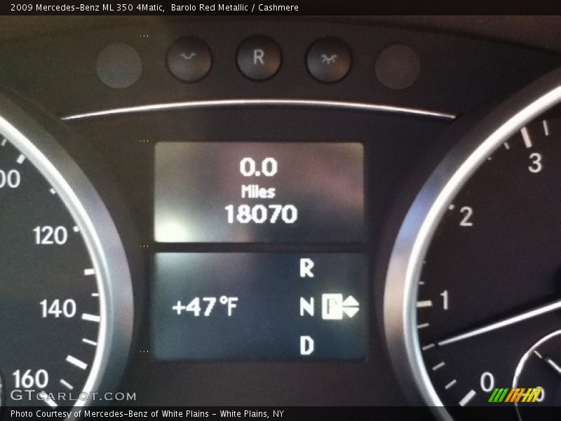 Barolo Red Metallic / Cashmere 2009 Mercedes-Benz ML 350 4Matic