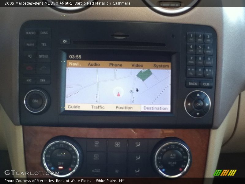 Barolo Red Metallic / Cashmere 2009 Mercedes-Benz ML 350 4Matic