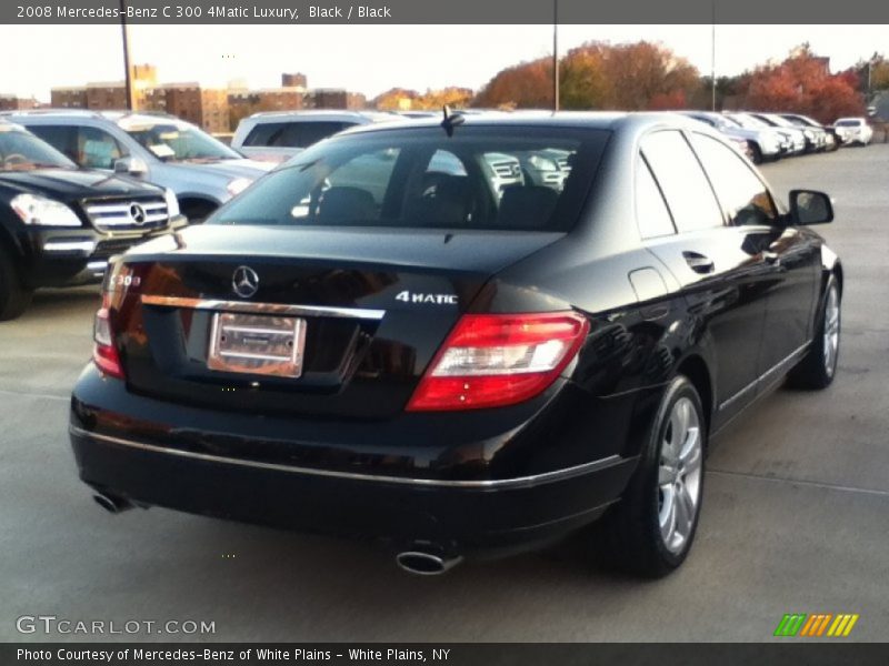 Black / Black 2008 Mercedes-Benz C 300 4Matic Luxury