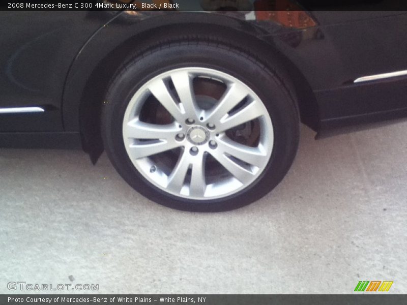 Black / Black 2008 Mercedes-Benz C 300 4Matic Luxury