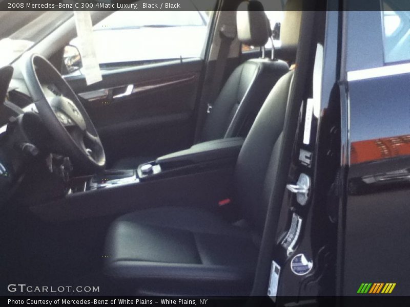 Black / Black 2008 Mercedes-Benz C 300 4Matic Luxury