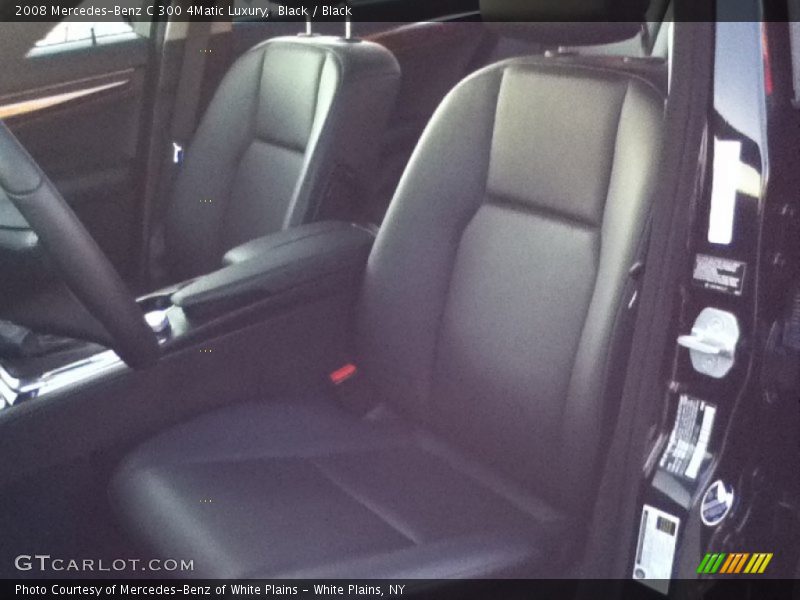 Black / Black 2008 Mercedes-Benz C 300 4Matic Luxury