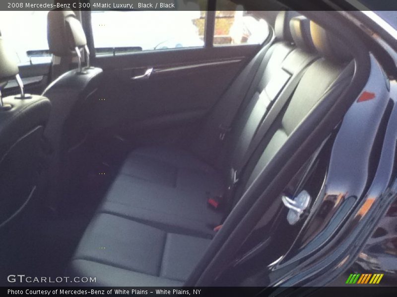Black / Black 2008 Mercedes-Benz C 300 4Matic Luxury