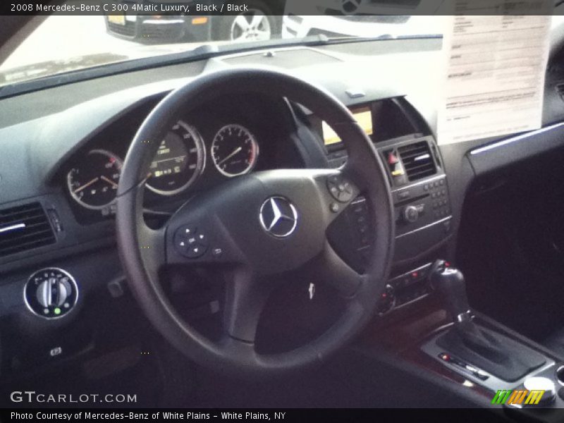 Black / Black 2008 Mercedes-Benz C 300 4Matic Luxury
