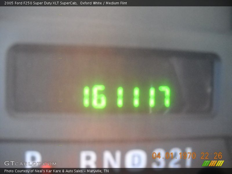 Oxford White / Medium Flint 2005 Ford F250 Super Duty XLT SuperCab