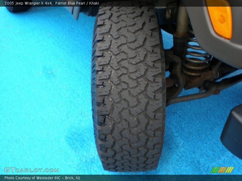 Patriot Blue Pearl / Khaki 2005 Jeep Wrangler X 4x4