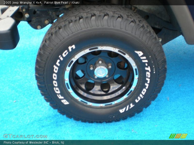 Custom Wheels of 2005 Wrangler X 4x4