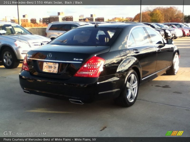 Black / Black 2011 Mercedes-Benz S 550 4Matic Sedan
