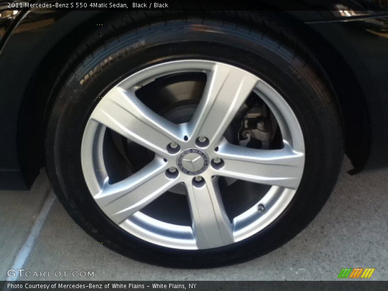 Black / Black 2011 Mercedes-Benz S 550 4Matic Sedan