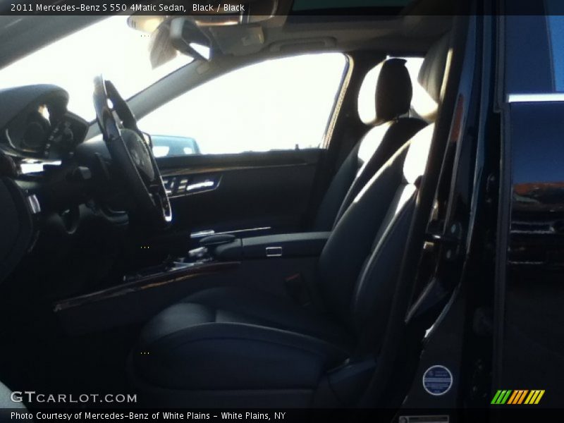 Black / Black 2011 Mercedes-Benz S 550 4Matic Sedan