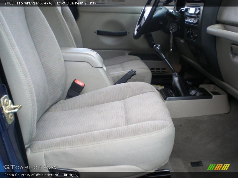 Patriot Blue Pearl / Khaki 2005 Jeep Wrangler X 4x4