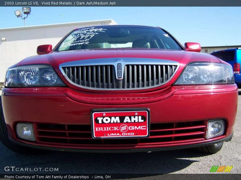 Vivid Red Metallic / Dark Ash/Medium Ash 2003 Lincoln LS V8
