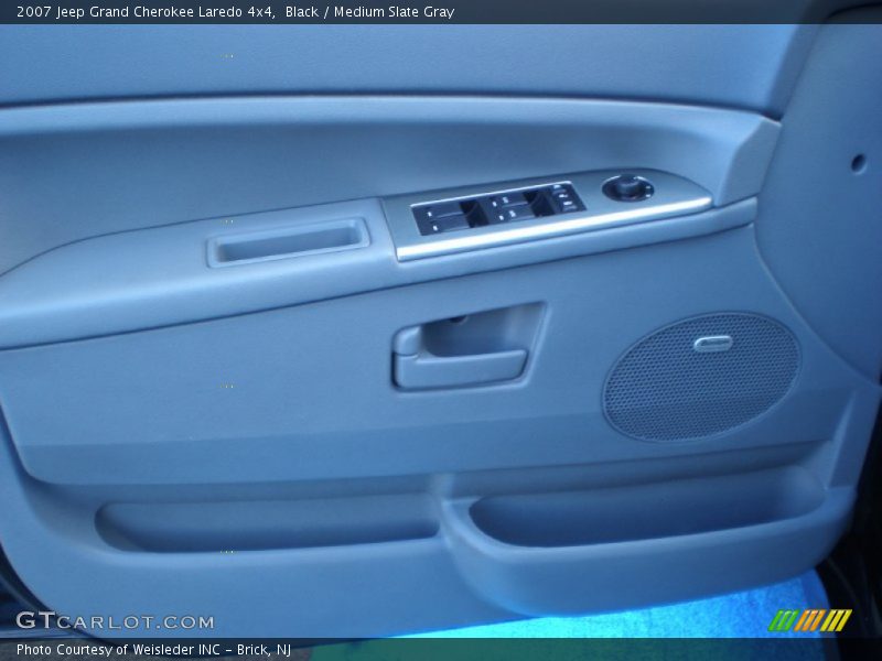 Black / Medium Slate Gray 2007 Jeep Grand Cherokee Laredo 4x4