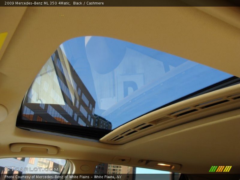 Black / Cashmere 2009 Mercedes-Benz ML 350 4Matic