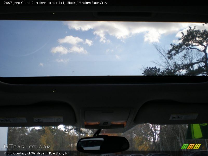 Black / Medium Slate Gray 2007 Jeep Grand Cherokee Laredo 4x4